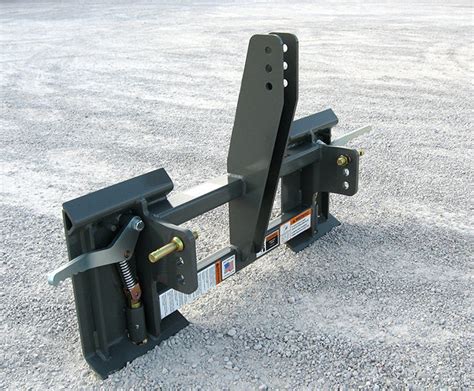 3pt hitch to skid steer mount adaptor|quick attach to 3 point adapter.